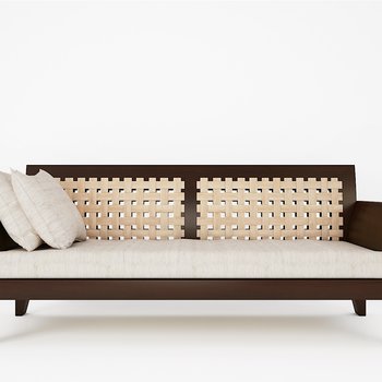 巴西 Etel现代双人沙发3d模型