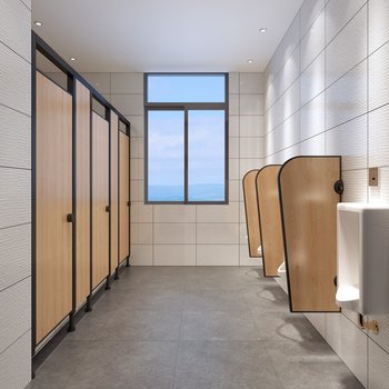 现代工装卫生间