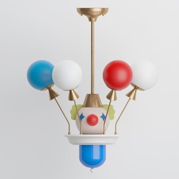 现代小丑气球灯
