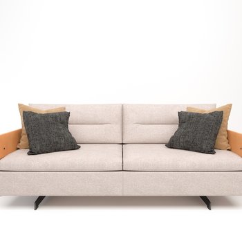 意大利 POLTRONA FRAU 现代双人沙发3d模型