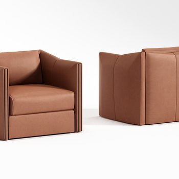 意大利 TRUSSARDI 现代单人沙发3d模型