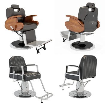 后现代剪发椅3d模型
