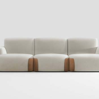 法国 Bosc 现代多人沙发3d模型
