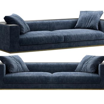 意大利Rugiano 现代双人沙发3d模型