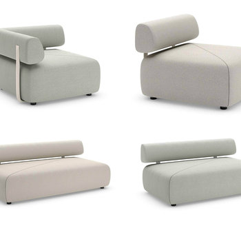 德国 DEDON 现代单人沙发组合3d模型