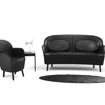 德国 Brühl 现代沙发组合3d模型