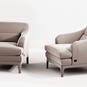 意大利 RUGIANO 现代单人沙发