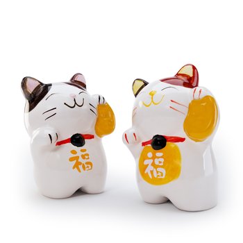 招财猫陶瓷摆件3d模型