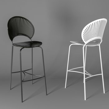 现代吧台椅3d模型