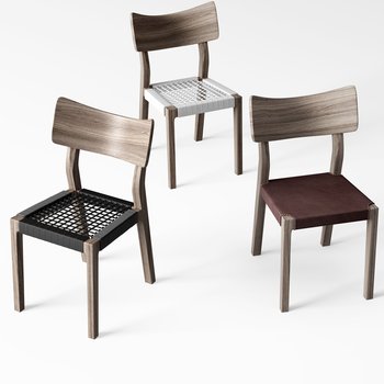 意大利 GERVASONI现代 休闲椅组合（制作白底）3d模型