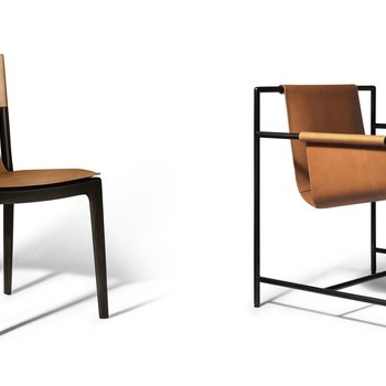 现代休闲椅组合3d模型