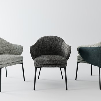 意大利 米洛提 Minotti 现代椅子3d模型