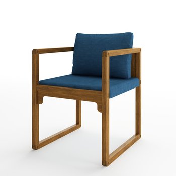 研篁 新中式单椅3d模型