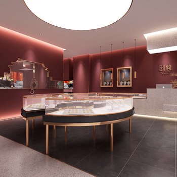 新中式珠宝店3d模型