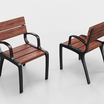 现代休闲椅单椅3d模型