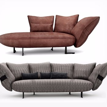 意大利 Arketipo 现代沙发组合3d模型