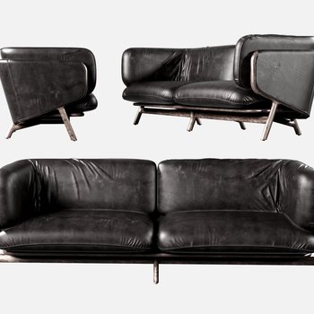 意大利 米洛提 Minotti 现代双人沙发3d模型