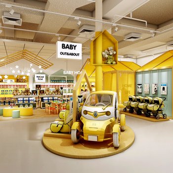儿童用品商店3d模型