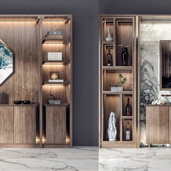 新中式装饰柜壁柜