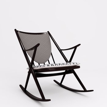 现代摇椅3d模型