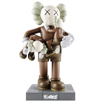 originalfake kaws潮流拥抱雕塑摆件