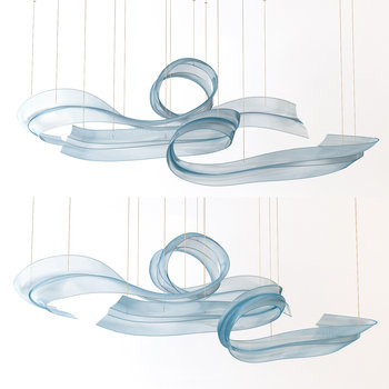 现代水晶装饰吊灯3d模型