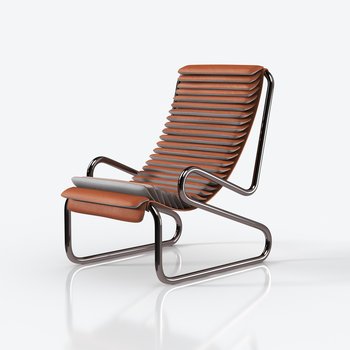 意大利Busnelli 现代皮革躺椅