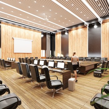 现代风格会议室