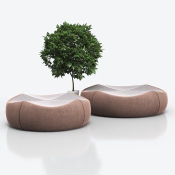 意大利 AMURA 现代圆形沙发