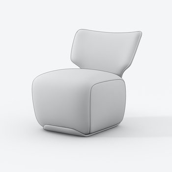 意大利 AMURA 现代单人沙发3d模型