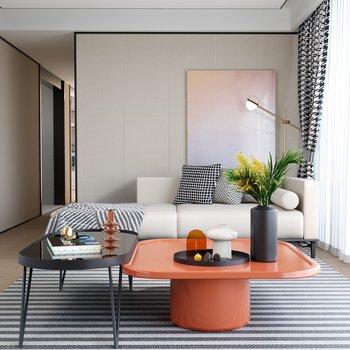 库玛设计 现代客厅