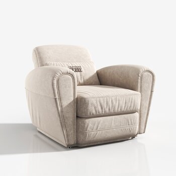 意大利 Gianfranco Ferré Home 美式单人沙发3d模型