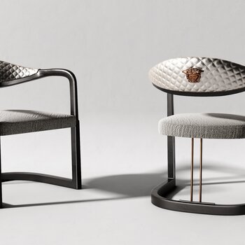 意大利 范思哲 versace 现代单椅3d模型