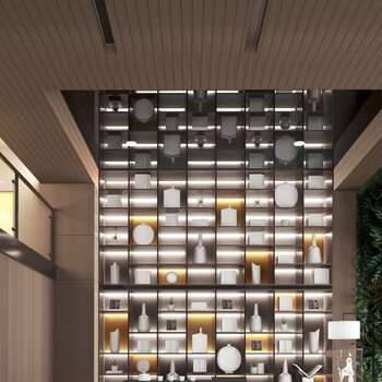 赛瑞迪普空间设计 现代茶室3d模型