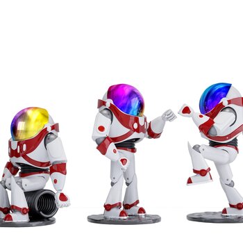 现代网红宇航员雕塑摆件