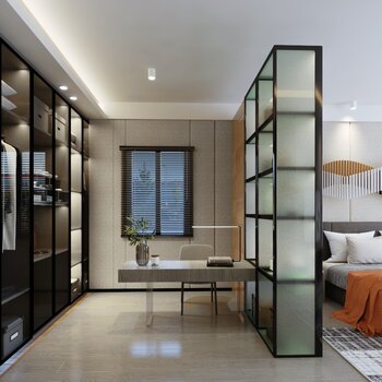 赛瑞迪普设计 现代卧室3d模型