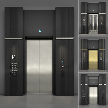 电梯3d模型