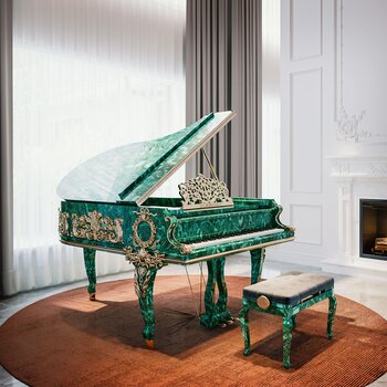 欧式钢琴3d模型