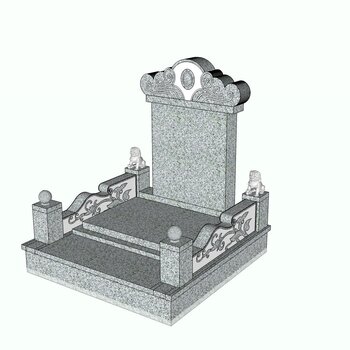 小型家族墓碑设计图图片