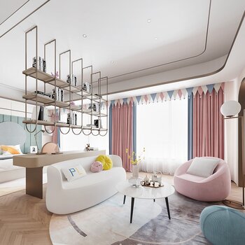 李益中空间设计 现代卧室3d模型