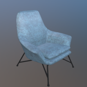 顾全 单人沙发椅3d模型