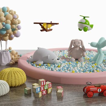 现代儿童玩具气球组合