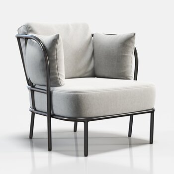 瑞典Skargaarden 现代单人沙发椅3d模型