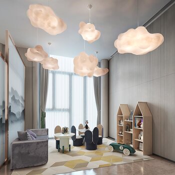 上海泽钦室内设计有限公司 （C.H.Y） 润达云创售楼处 现代儿童娱乐区3d模型