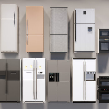 现代冰箱电器组合