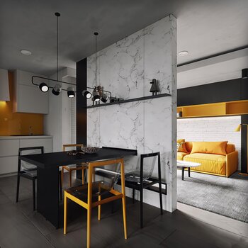 现代小公寓3d模型