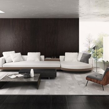 Minotti米诺提 现代客厅3d模型