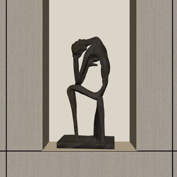 现代抽象人物雕塑