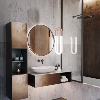 AB Architects设计 现代洗手间3d模型