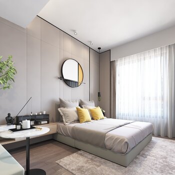赛瑞迪普设计 现代卧室3d模型